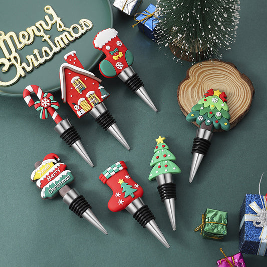 Christmas Wine Stopper