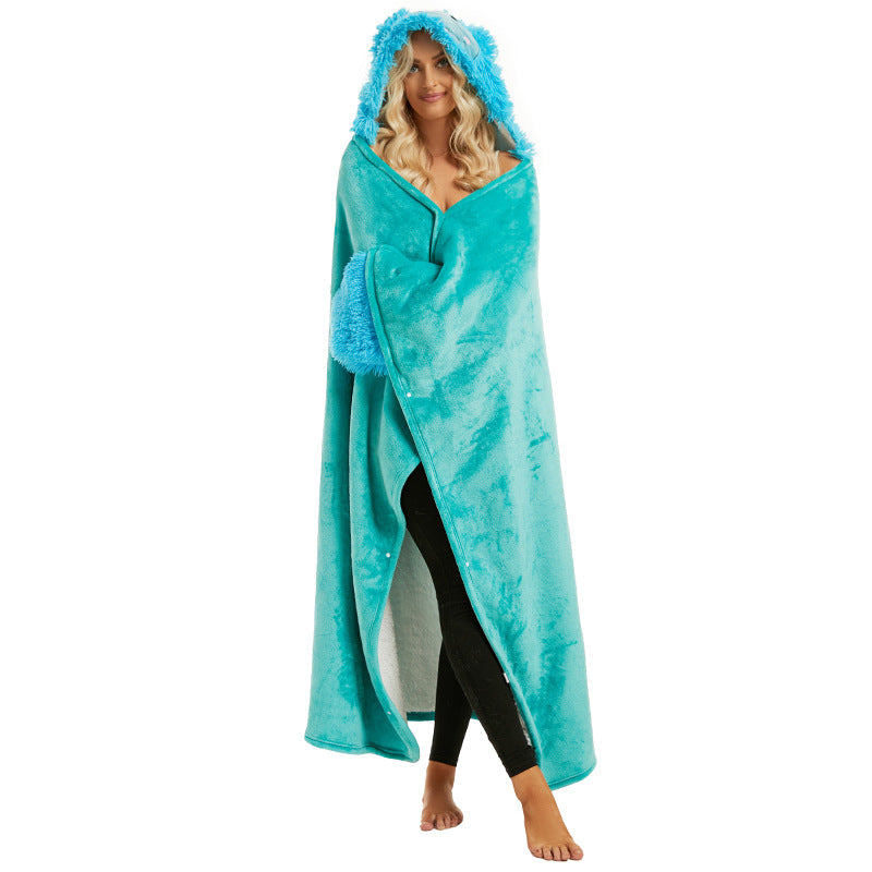 Cartoon Hoodie Blanket