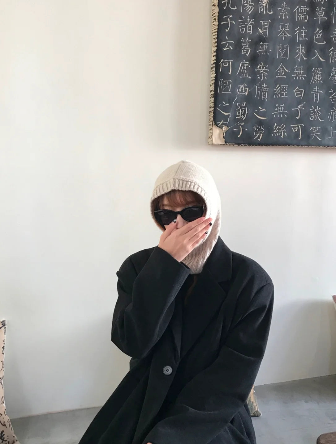 Wool Balaclava Beanie