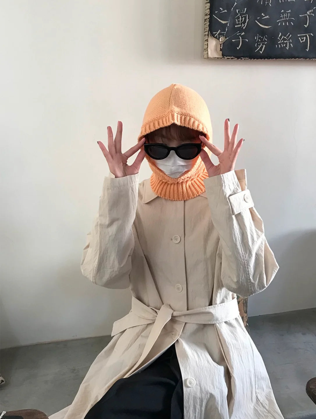 Wool Balaclava Beanie