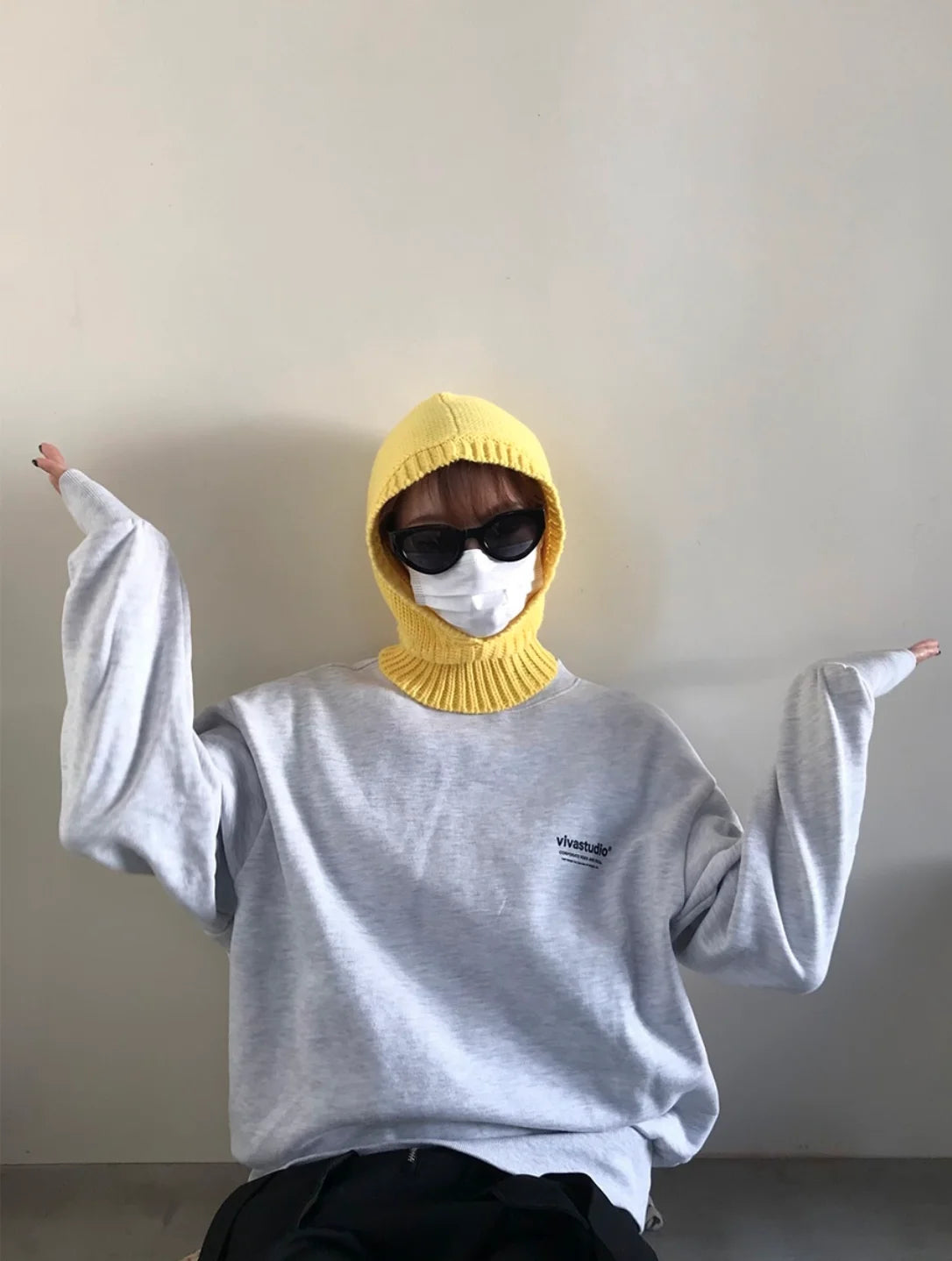 Wool Balaclava Beanie