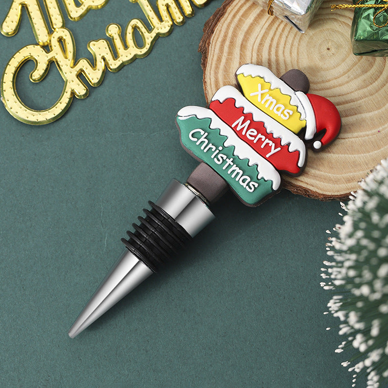 Christmas Wine Stopper