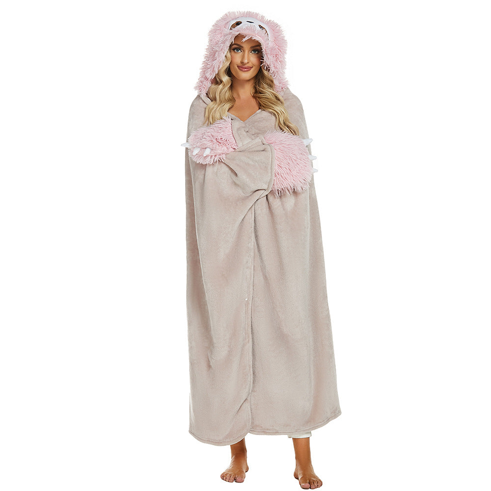 Cartoon Hoodie Blanket