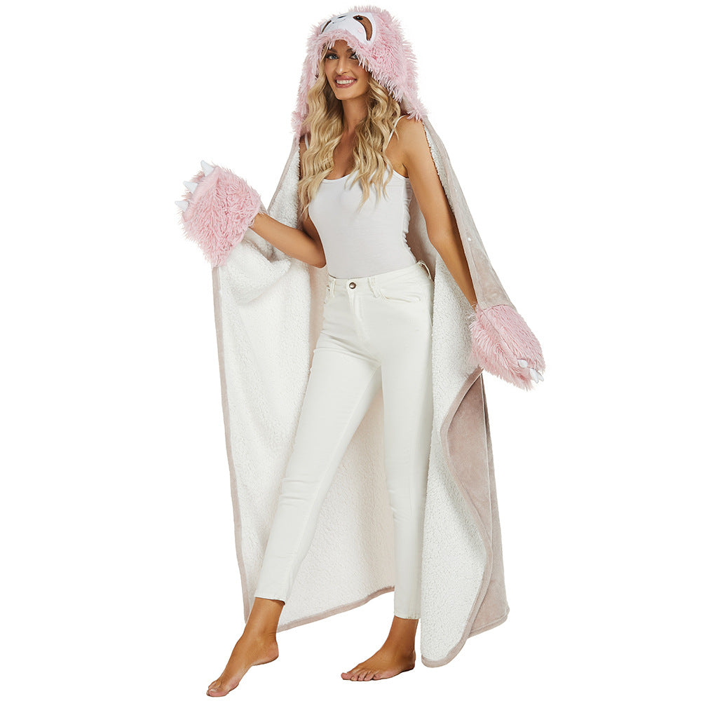 Cartoon Hoodie Blanket